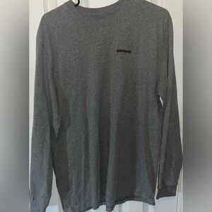 Patagonia Men's Charcoal Long Sleeve Tee